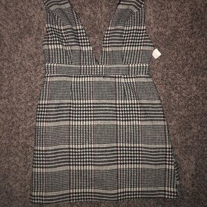 Black and white plaid forever 21 dress